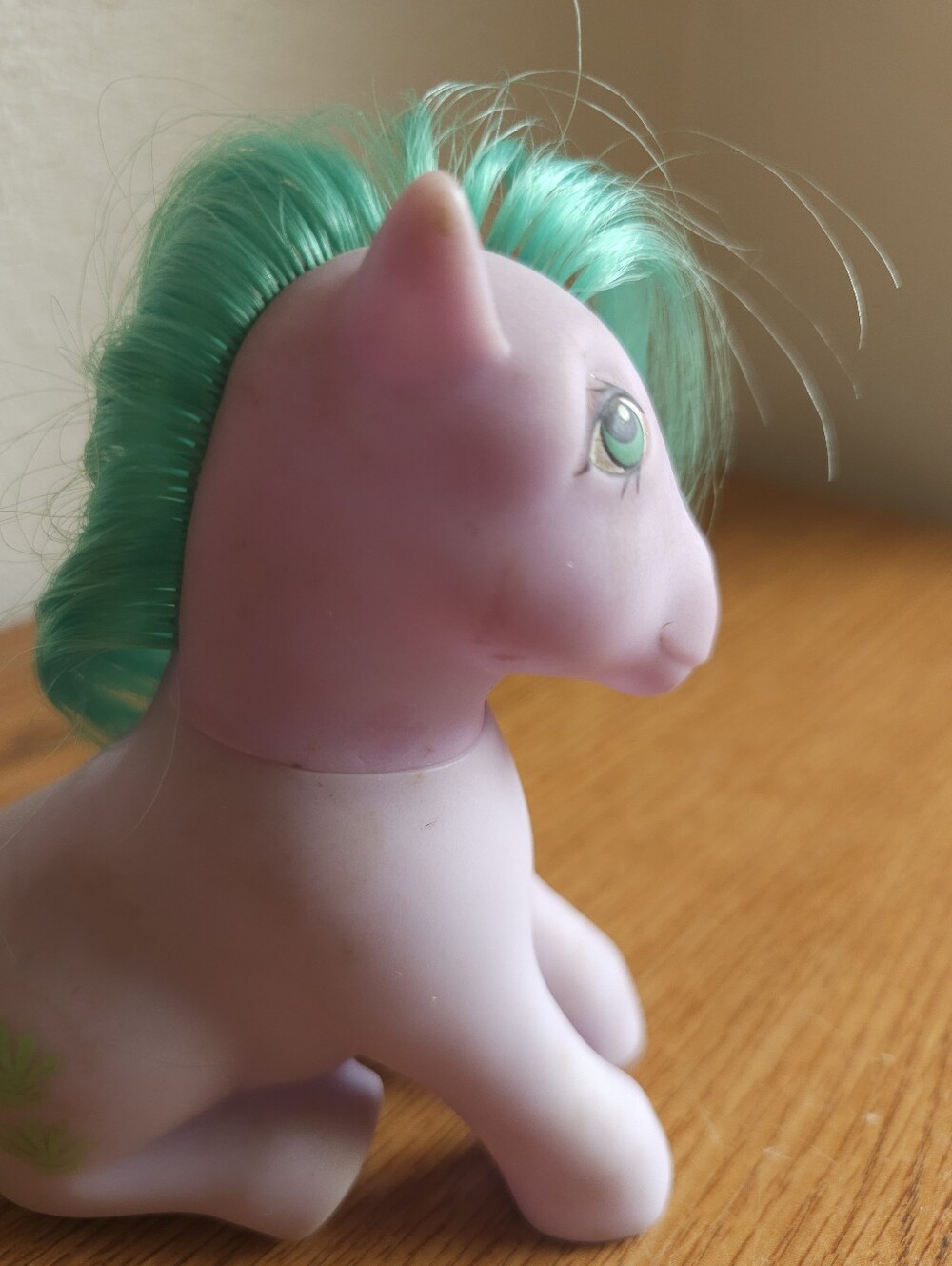 Vintage My Little Pony G1 Seashell Sitting 1983 Purple Green Faded Hair - Picture 7 of 14